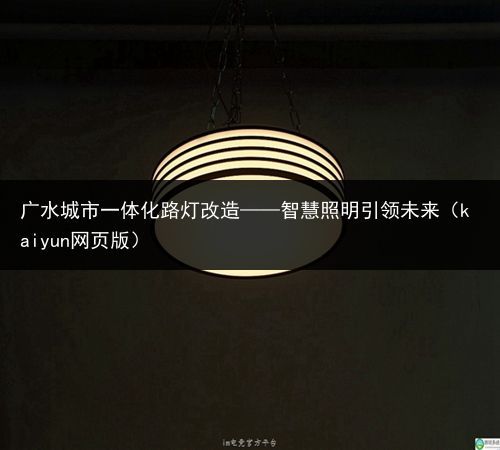 广水城市一体化路灯改造——智慧照明引领未来（kaiyun网页版）(图1)